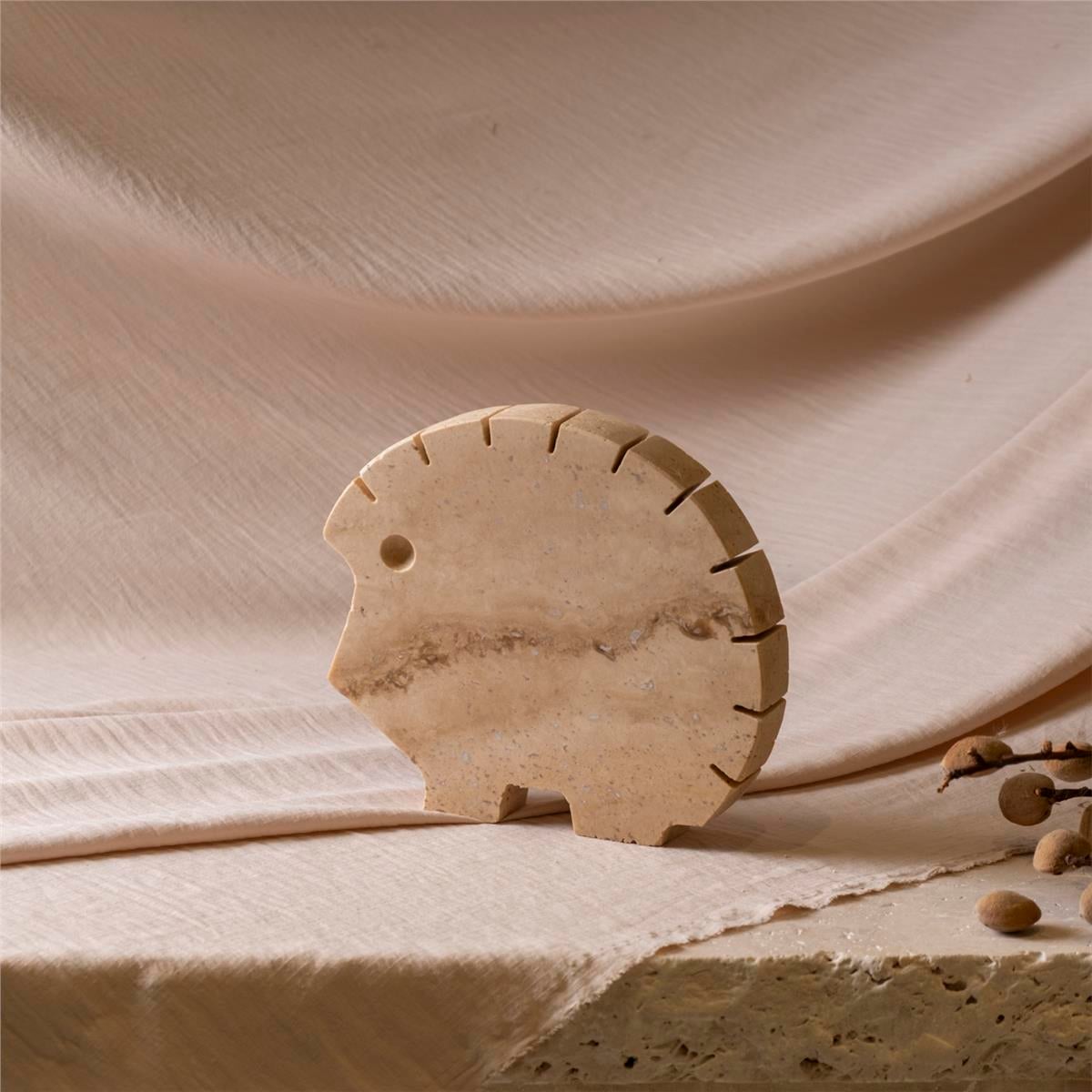 Traverten Kirpi Obje