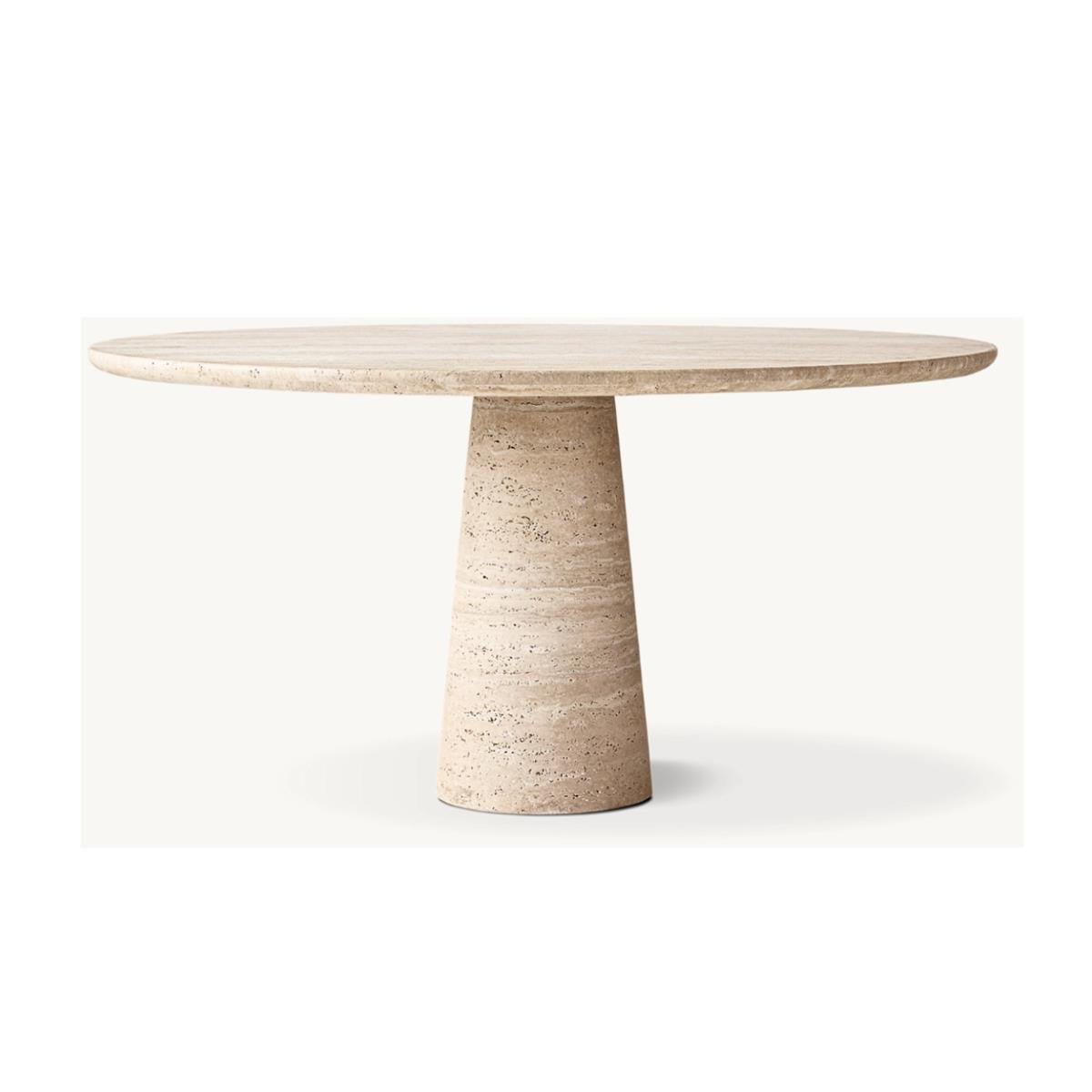 CELLİNİ ROUND DİNİNG TABLE 100X75 CM