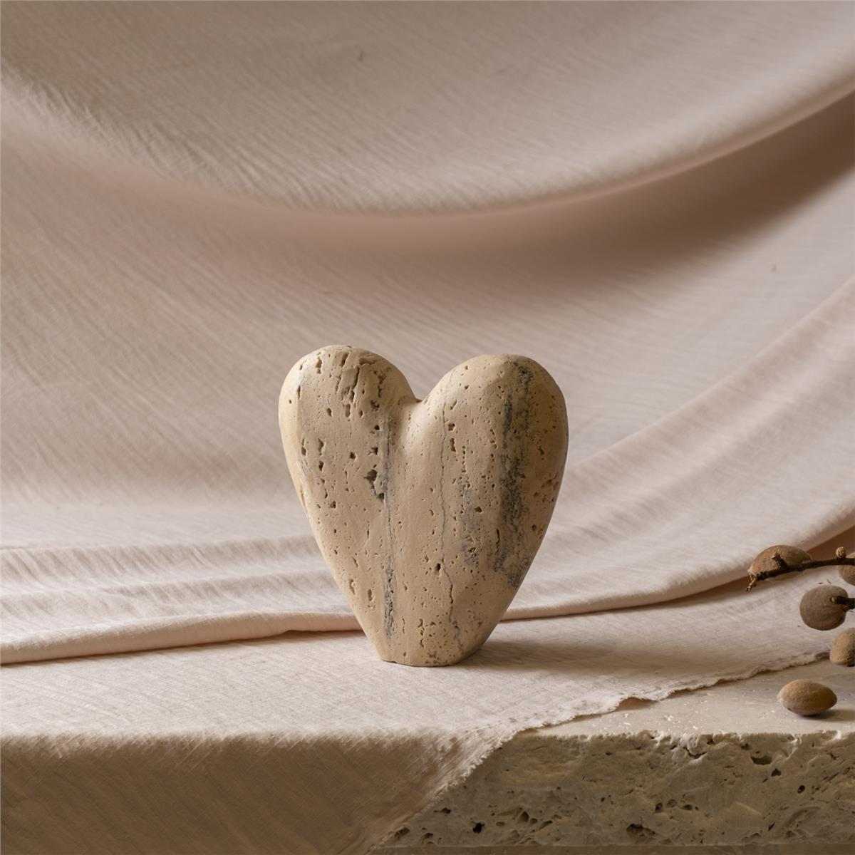 Traverten Balon Kalp