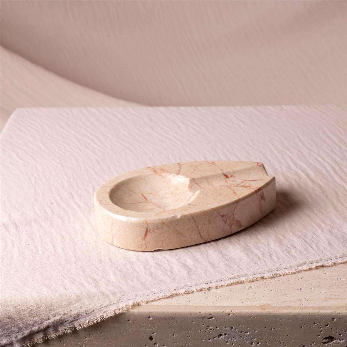 Bej Kırçıllı Mermer Küllük