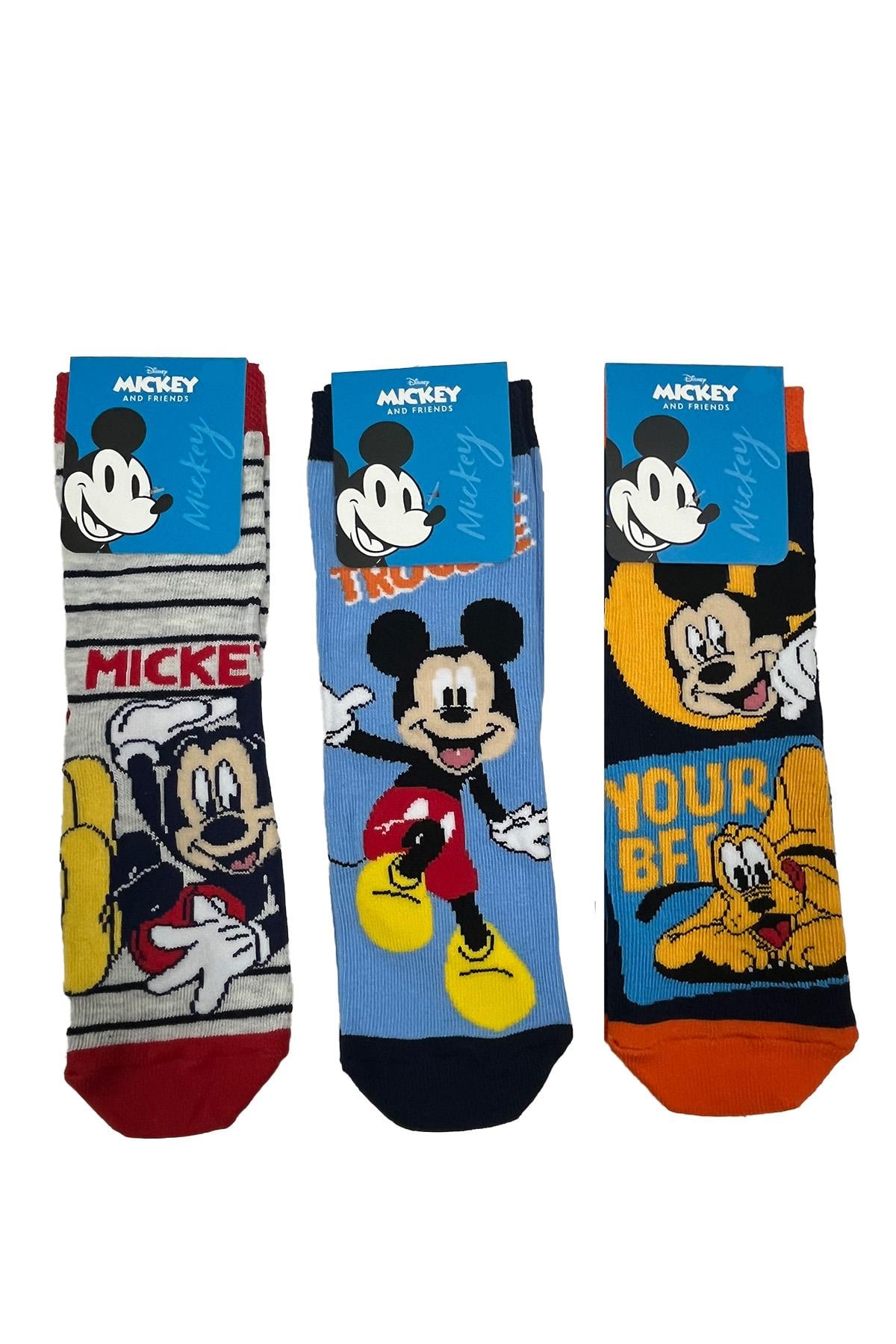 مجموعة جوارب ميكي ماوس مكونة من 3 قطع