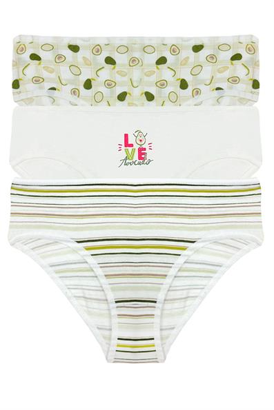 مجموعة من 3 سراويل داخلية للفتيات سهلة الارتداء