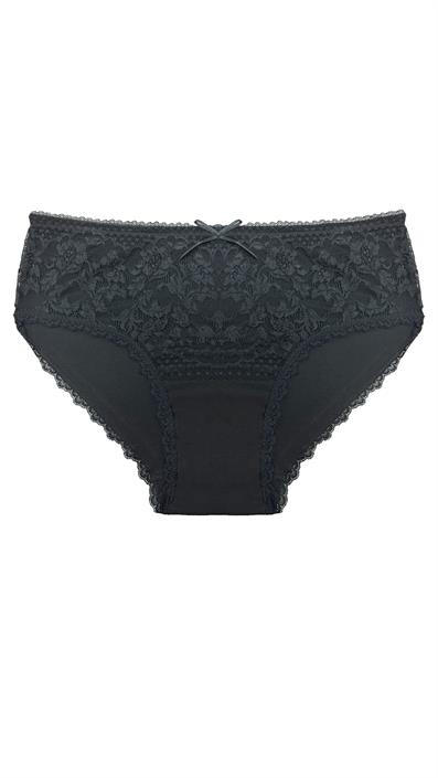3-Piece Lace Bato Slip Panties Set ASORTI BLACK