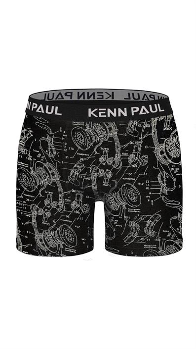 تشكيلة بوكسر ليكرا منقوشة مكونة من 3 قطع