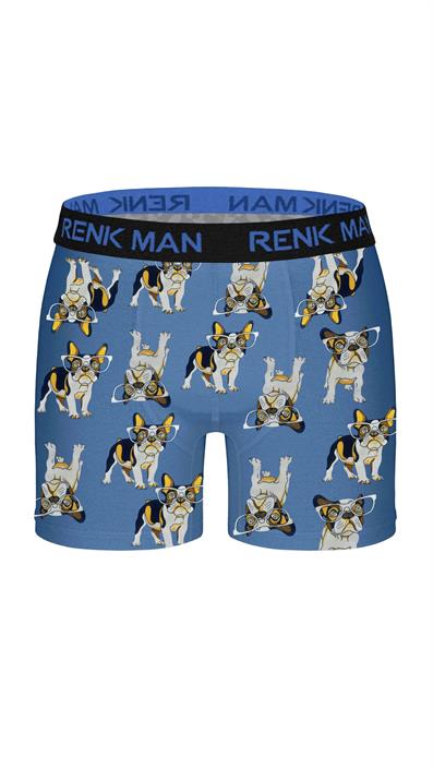 طقم بوكسر ليكرا منقوش مكون من 3 قطع ASORTI