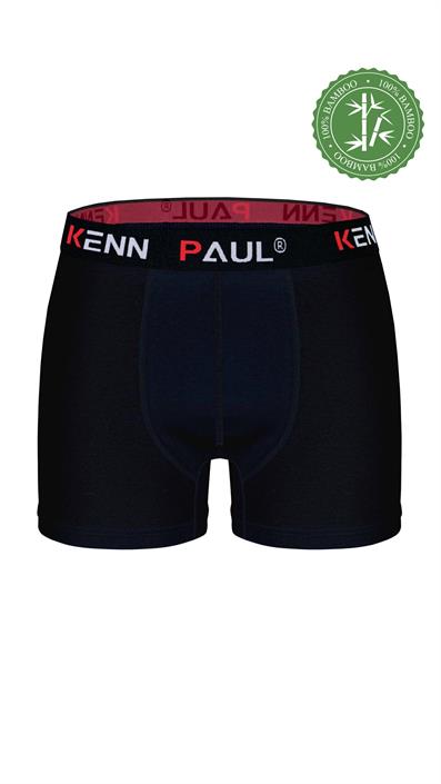 بوكسر من الخيزران الليكرا بلون أسود مكون من 3 قطع