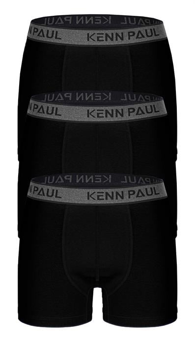 مجموعة من 3 بوكسر ليكرا باللون الأسود