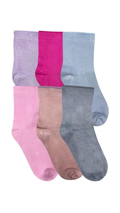 6lı Set Bambu Dikişsiz Yıkamalı Unisex Çocuk Soket Çorap ASORTİ