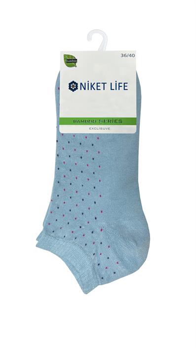 مجموعة من 8 جوارب بدون خياطة منقطّة من الخيزران ASORTI