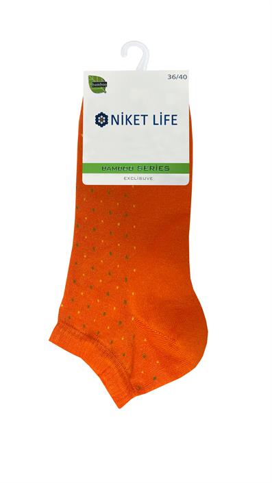 مجموعة من 8 جوارب بدون خياطة منقطّة من الخيزران ASORTI