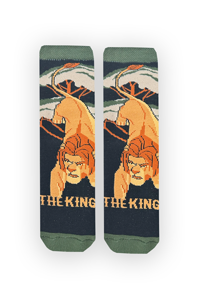 مجموعة جوارب من 3 قطع من منشفة Lion King Six المضادة للانزلاق ASORTI