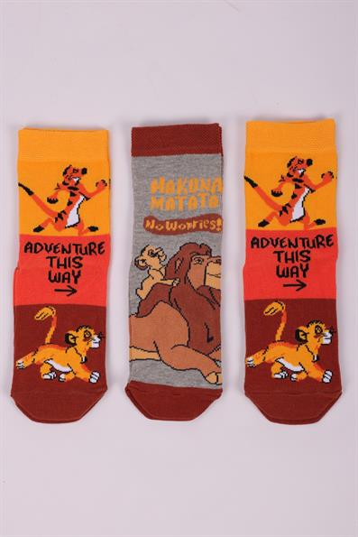 مجموعة جوارب شخصية الأسد الملك ASORTI