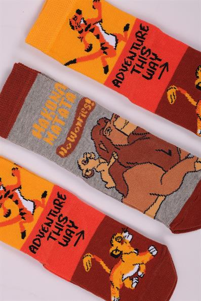 مجموعة جوارب شخصية الأسد الملك ASORTI