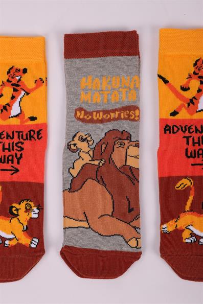 مجموعة جوارب شخصية الأسد الملك ASORTI