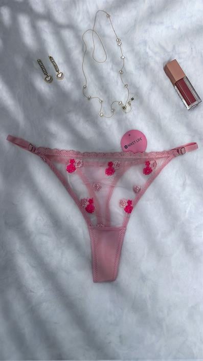 Underwire Floral Embroidered Bra Set PUDRA