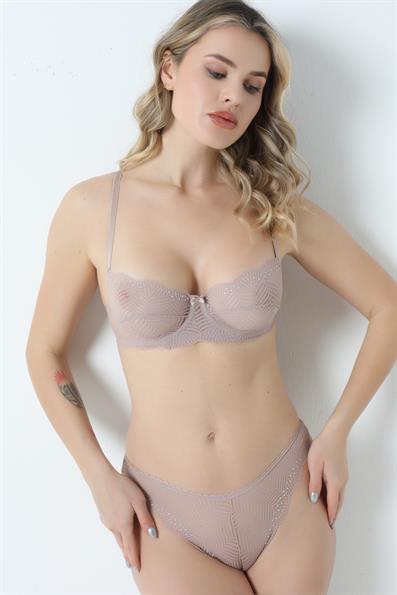 مجموعة حمالة صدر من الدانتيل من Underwire VIZON