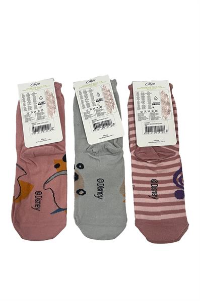 مجموعة جوارب من 3 قطع لشخصيات بامبي ASORTI