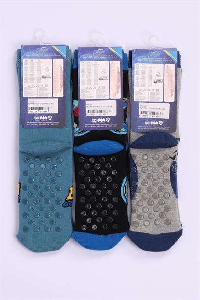 باتمان شخصية 3 قطعة منشفة أسفل الجوارب المضادة للانزلاق المقبس ASORTI