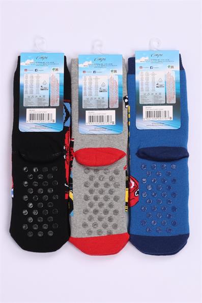 مجموعة جوارب بمقبس منشفة مضادة للانزلاق لشخصيات السيارات ASORTI