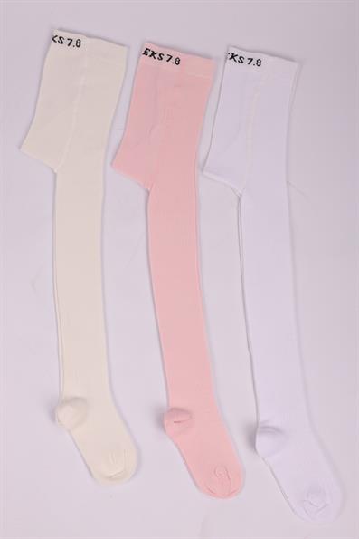 Derbili طقم جوارب طويلة للفتيات مكون من 3 قطع ASORTI