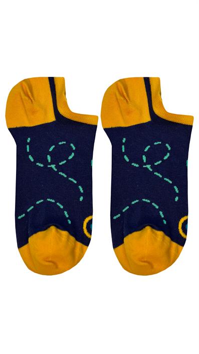 Patterned Assorted Sneaker Booties Socks ASORTI