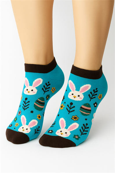 الجوارب منقوشة الجوارب BLUE-RABBIT EGG