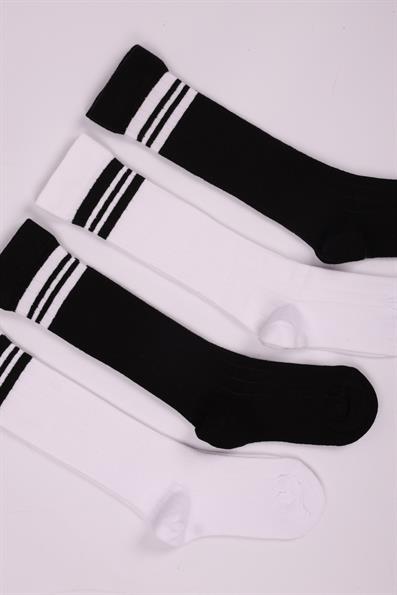 جوارب للركبة للفتيات مكونة من 4 قطع ASORTİ