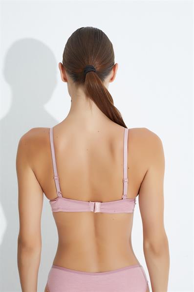 حمالة صدر أساسية غير مبطنة ومتوهجة على شكل كأس B GÜL