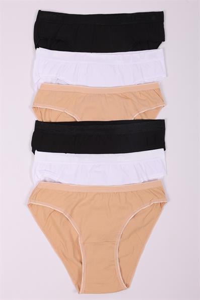 Kadın 6lı Likralı Arzu Bikini Seti