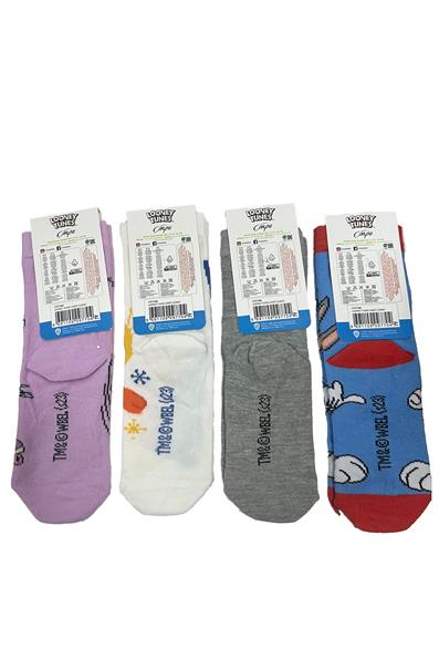 مجموعة جوارب لوني تونز كاركتر مكونة من 4 قطع