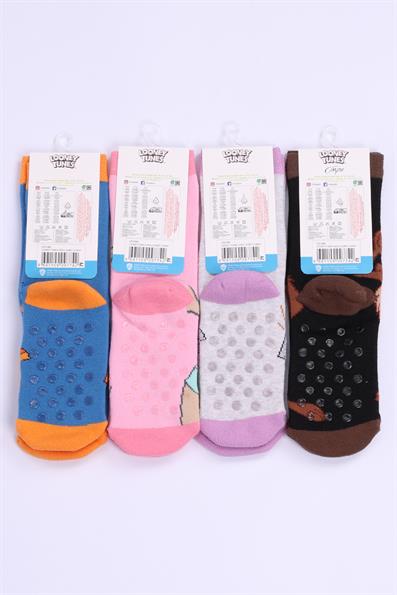 مجموعة جوارب منشفة مضادة للانزلاق لشخصيات لوني تونز ASORTI