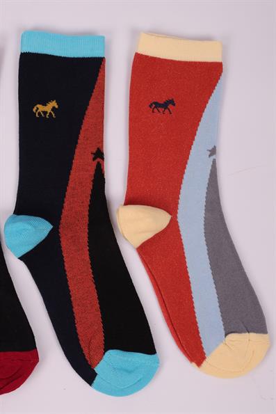 مجموعة من 4 جوارب للأولاد بنقشة حيوانات صغيرة ASORTI
