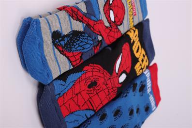 مجموعة جوارب سبايدرمان منشفة مضادة للانزلاق ASORTI