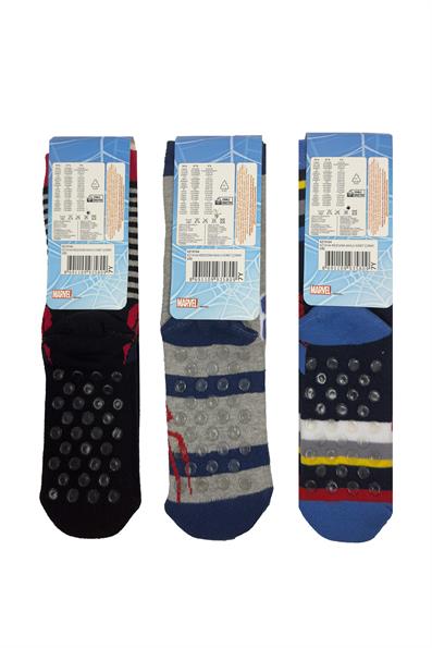 مجموعة جوارب مكونة من 3 قطع من مقابس المناشف لشخصية سبايدرمان