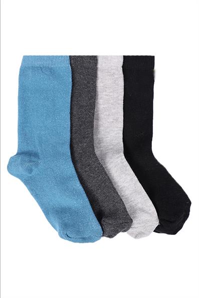 طقم من 4 جوارب للأولاد بنقشة طائرة ASORTI