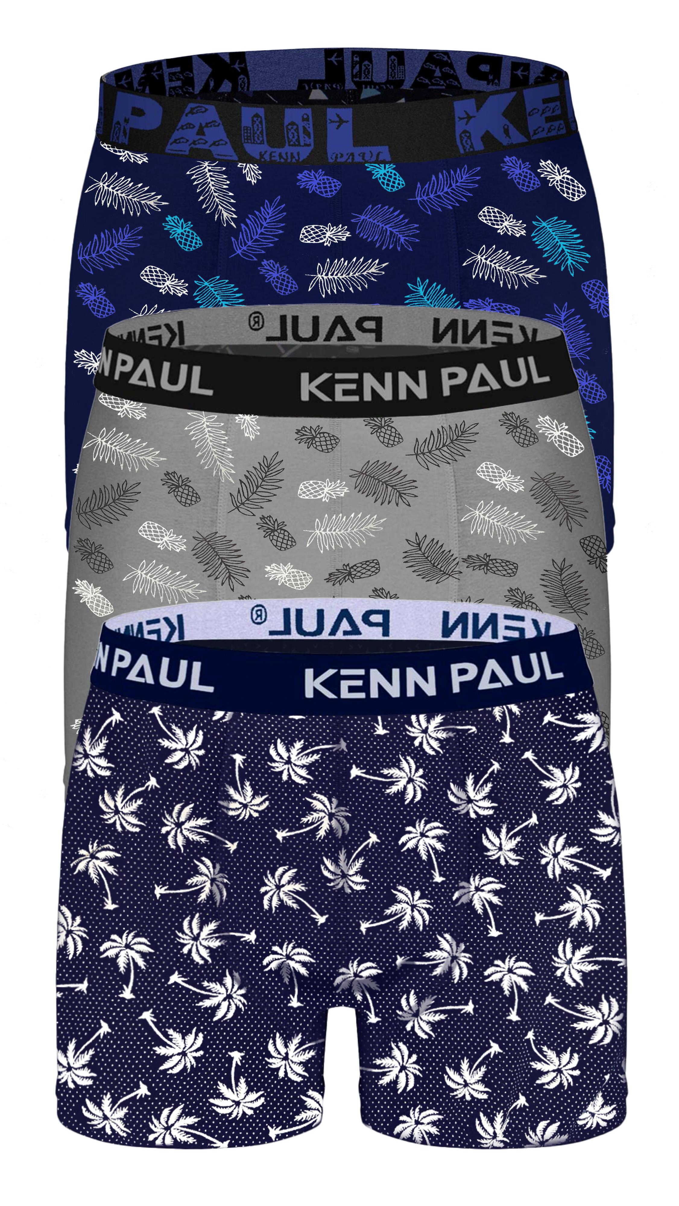 تشكيلة بوكسر ليكرا منقوشة مكونة من 3 قطع