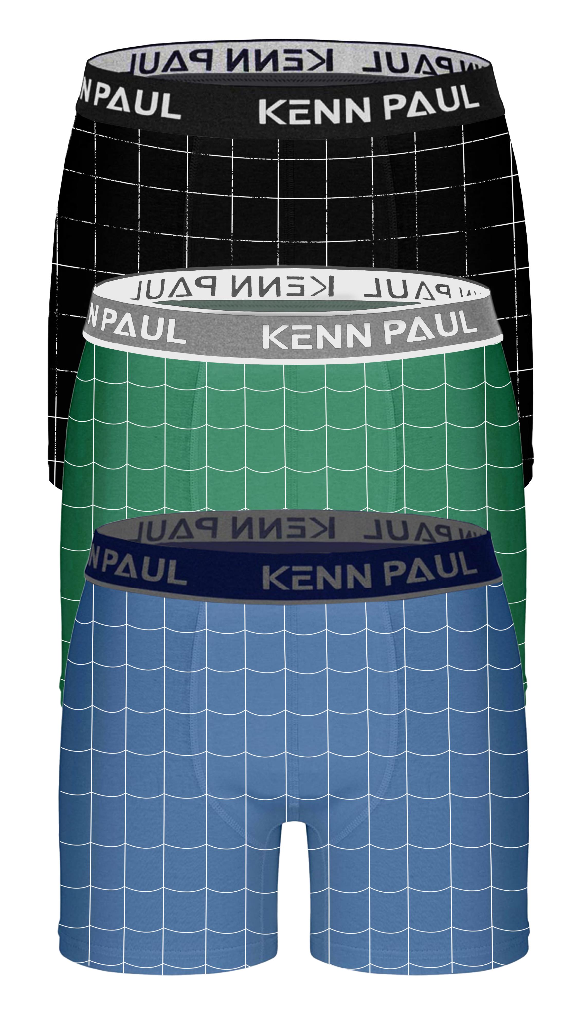 تشكيلة بوكسر ليكرا منقوشة مكونة من 3 قطع