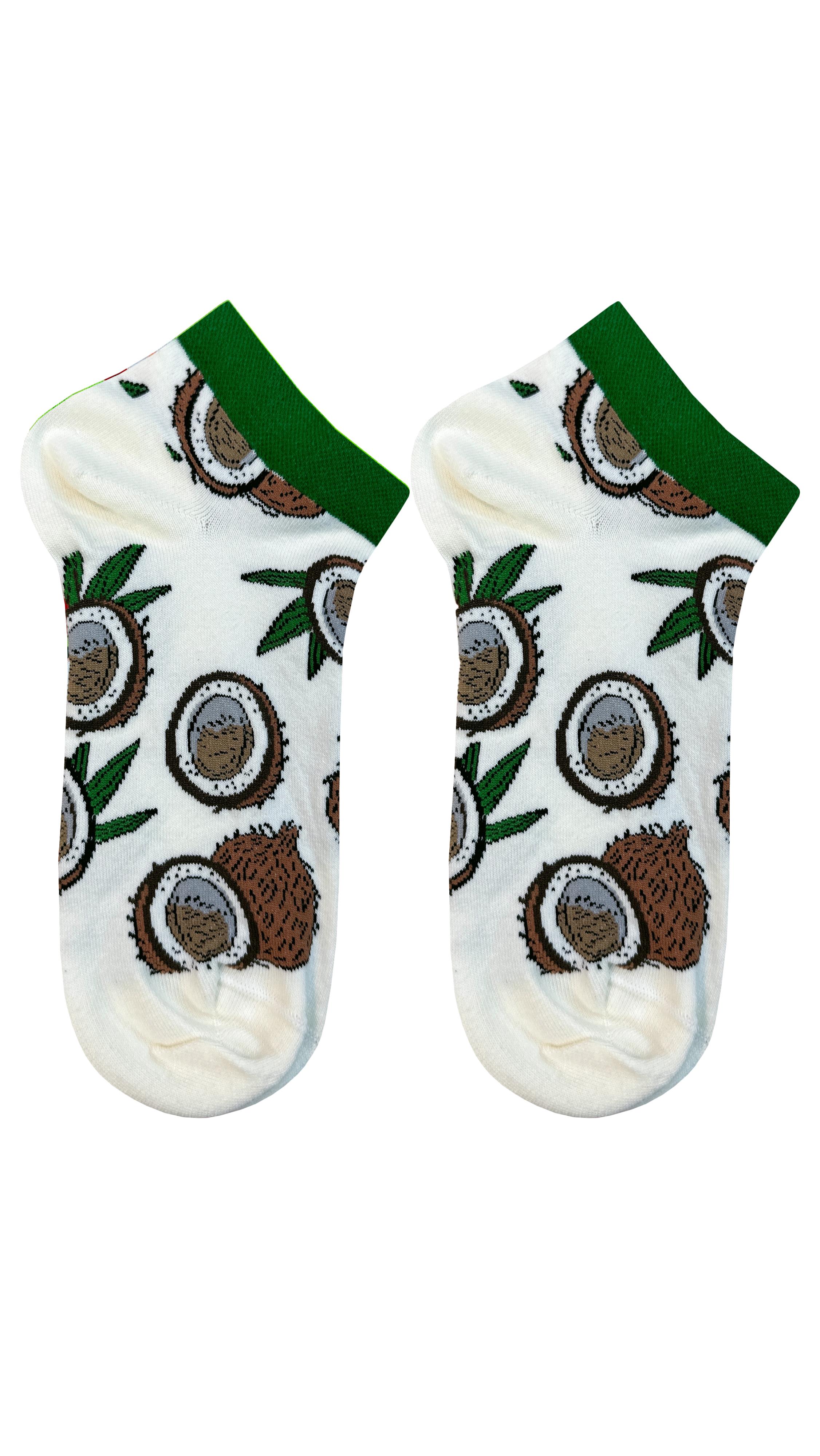 جوارب منقوشة، بيج، جوز الهند