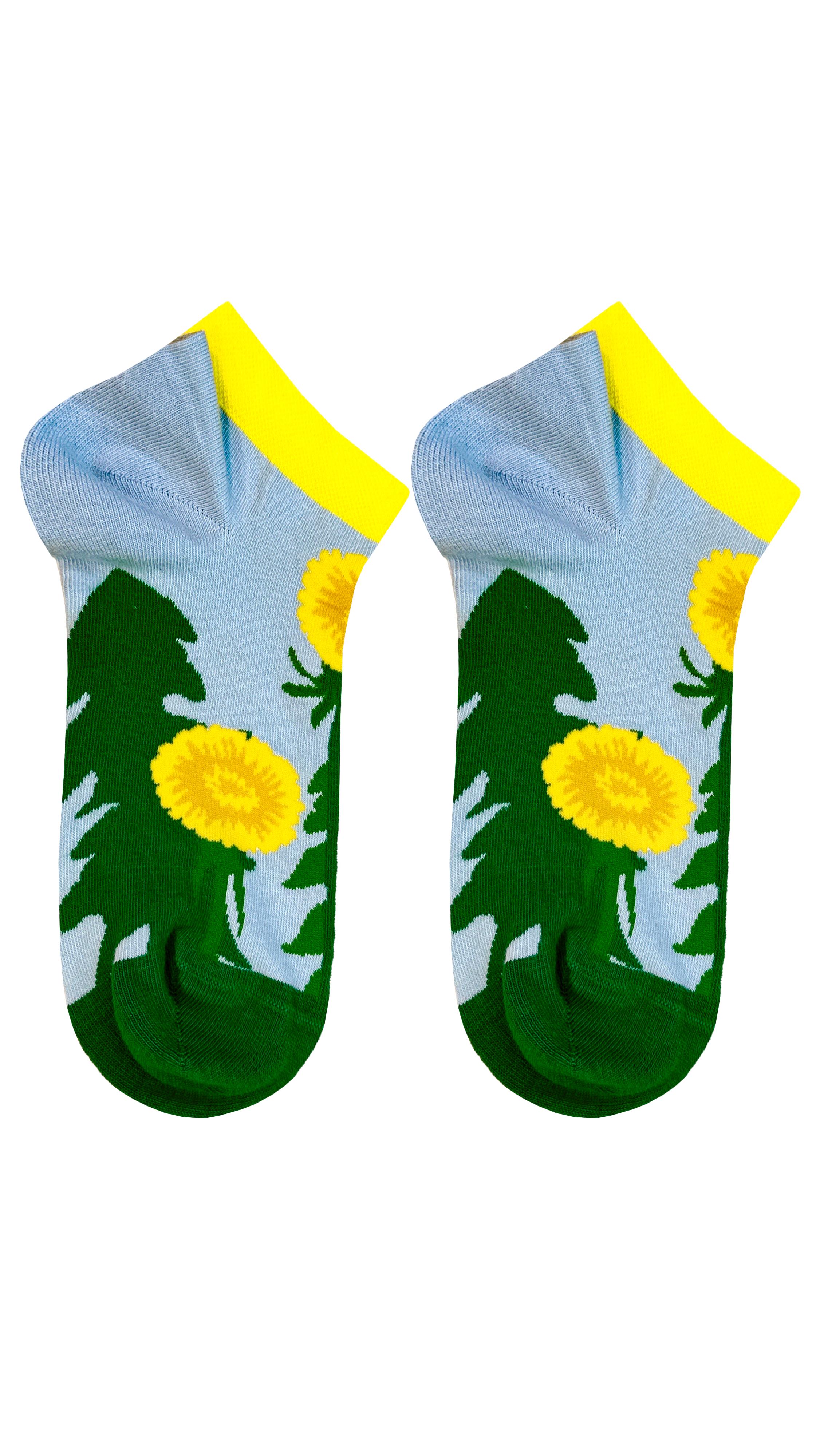 جوارب منقوشة، جوارب باللون الأزرق والأصفر