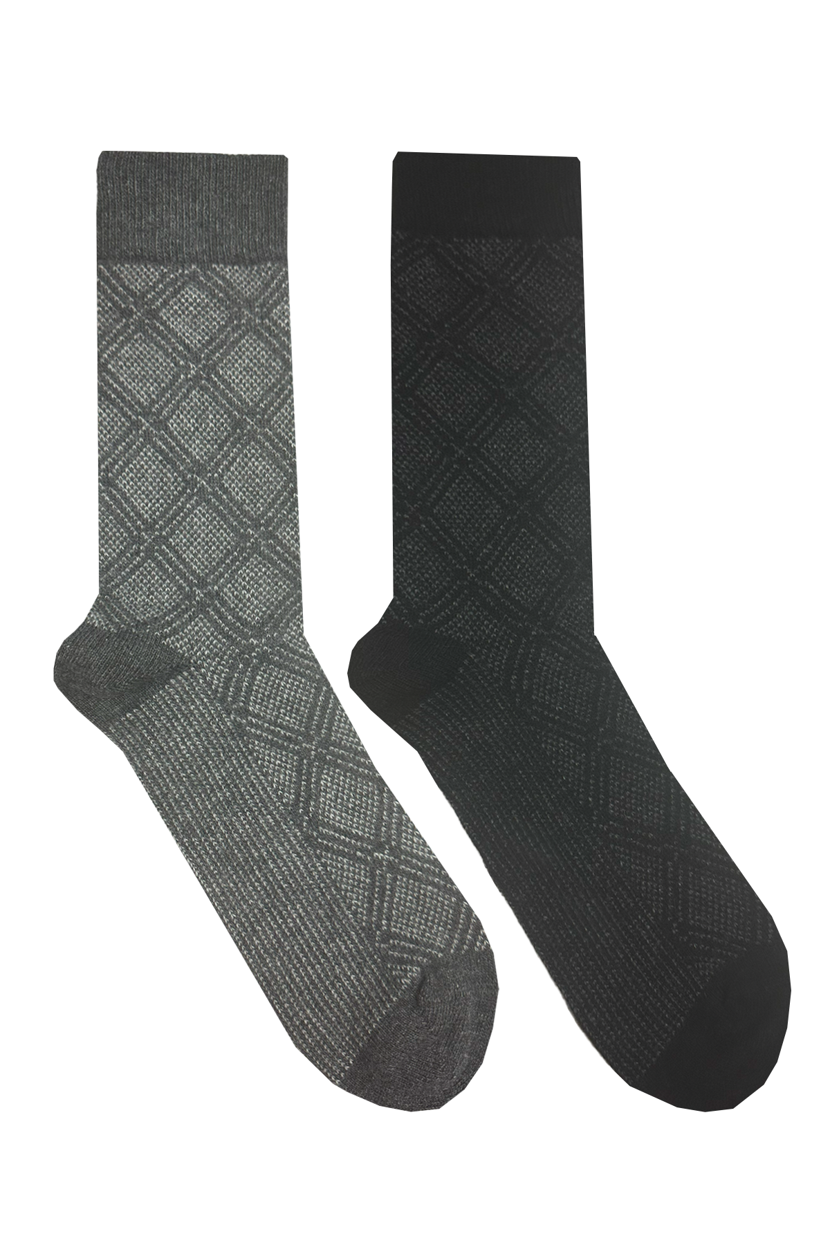 طقم جوارب صوفية للرجال مكون من قطعتين من جاكار ASORTTI 1