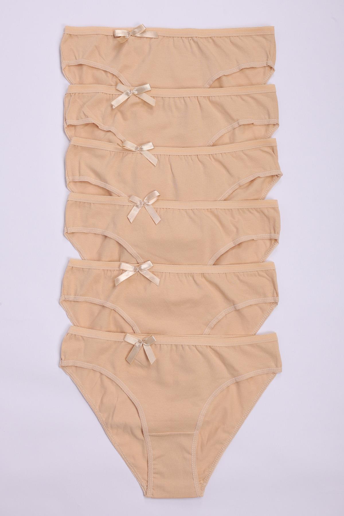 Kadın 6'lı Likralı Zümra Bikini Seti