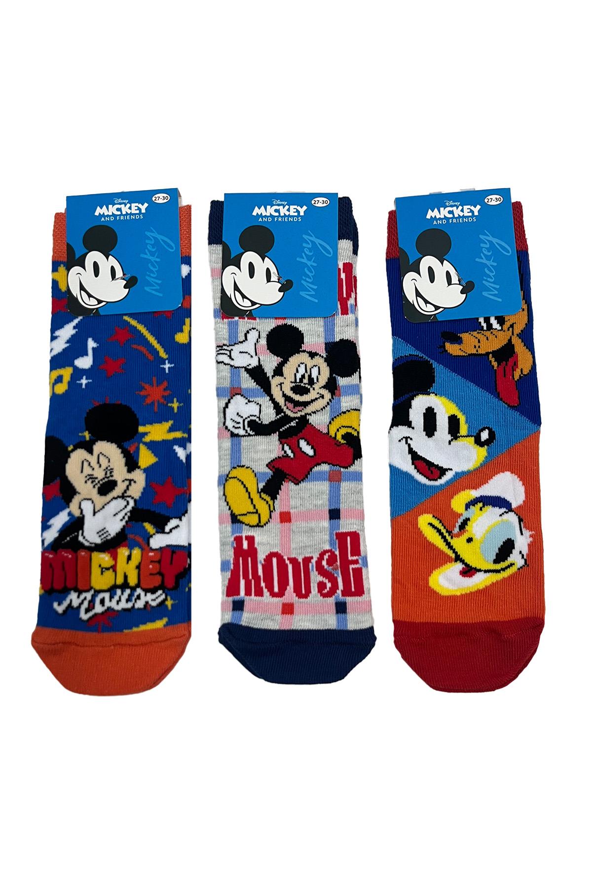 مجموعة جوارب ميكي ماوس مكونة من 3 قطع