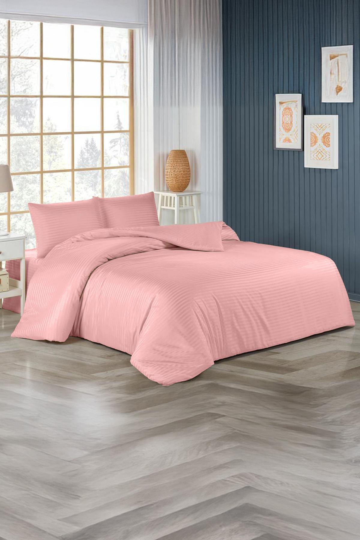 طقم غطاء لحاف فردي من الساتان PUDRA