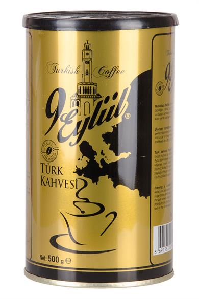9 EYLÜL TÜRK KAHVESİ 500 GRAM TENEKE KUTU (6'LI)