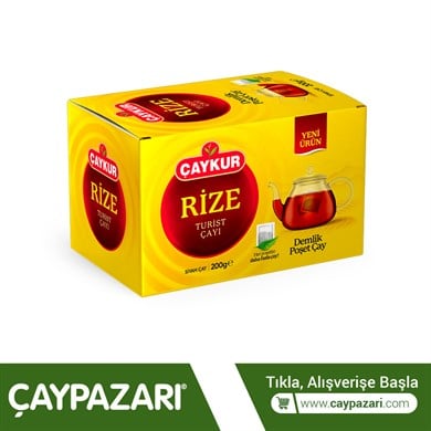 Çaykur Rize Turist Demlik Poşet Çay 200 Gr.