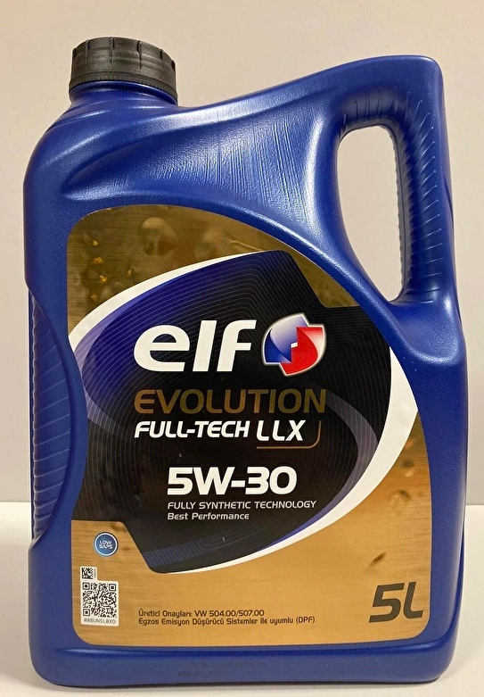 Elf Evolution Full Tech LLX 5W-30 5 LTElf Evolution Full Tech LLX 5W-30 5 LT