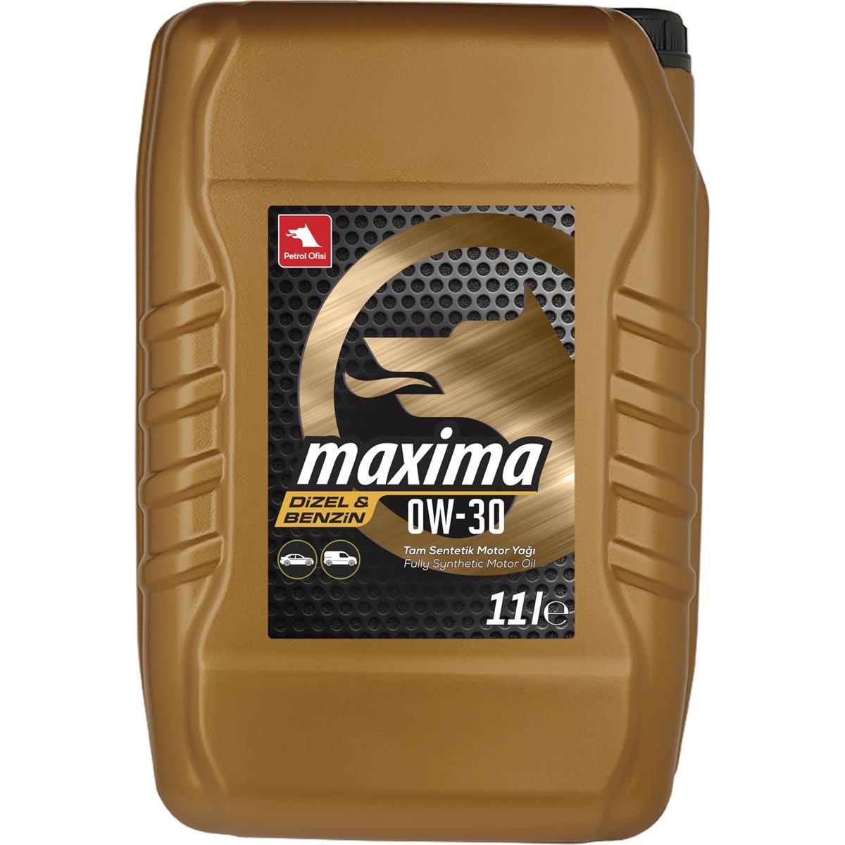 PETROL OFİSİ MAXIMA 0W-30  11 LTPETROL OFİSİ MAXIMA 0W-30  11 LT