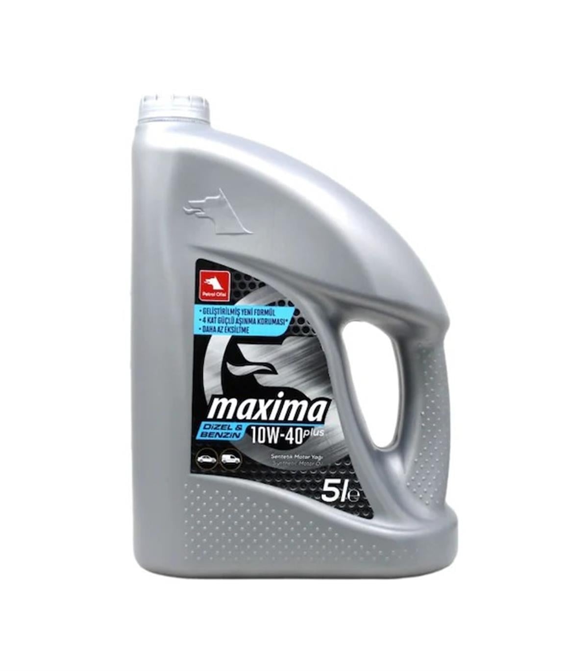 Petrol Ofisi MAXIMA 10W-40 PLUS 5 LTPetrol Ofisi Maxima 10W-40 Plus 5 LT