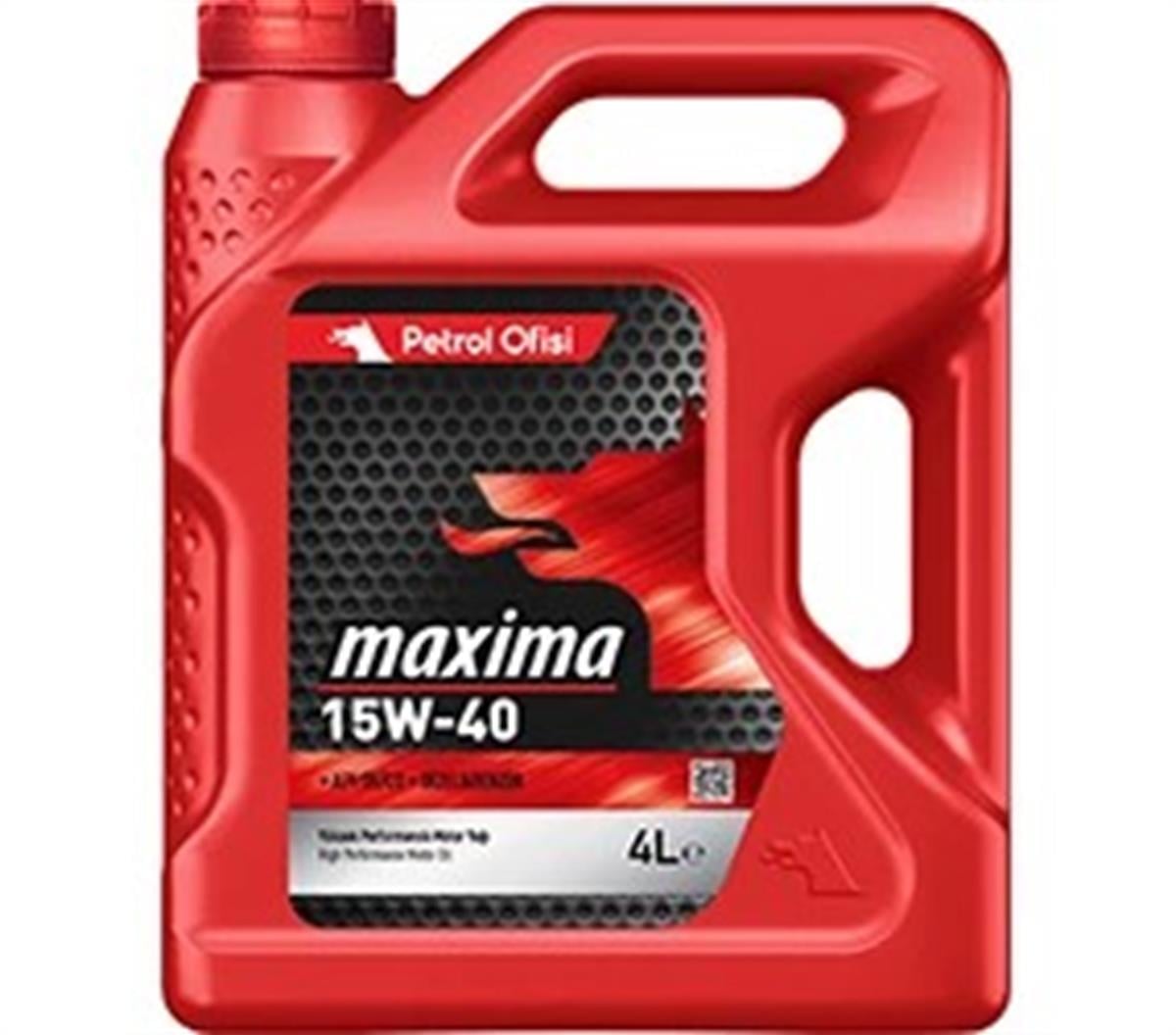Petrol Ofisi MAXIMA 15W-40 4 LTPetrol Ofisi Maxima 15W-40 4 LT