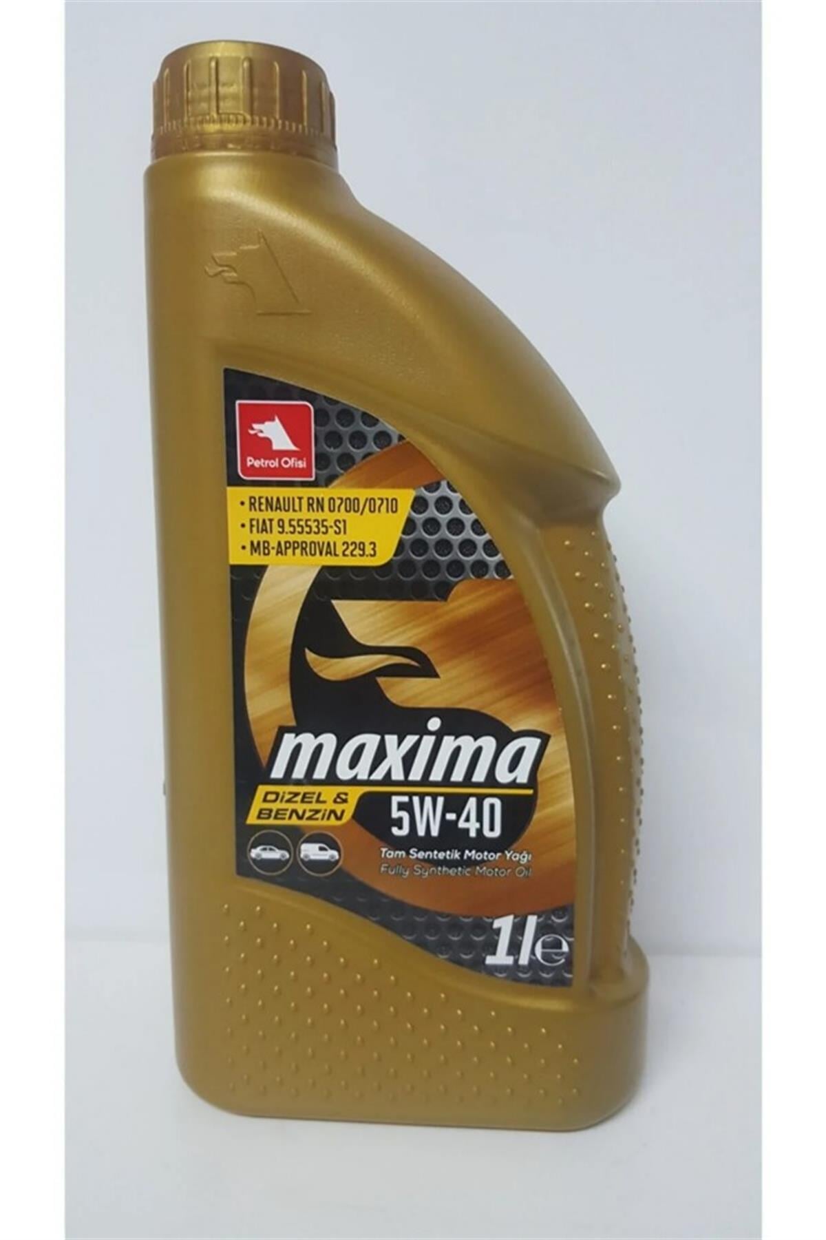 Petrol Ofisi MAXIMA 5W-40 1 LTPetrol Ofisi Maxima 5W-40 1 LT